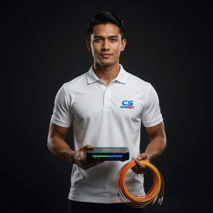 Infrastruktur jaringan fiber optik CSGARNET